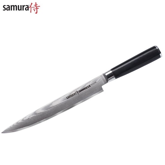 Изображение Samura Damascus Universāls virtuves nazis Sagriešanai 230mm  no AUS 10 Japāņu tērauda 61 HRC (67 slāņu)