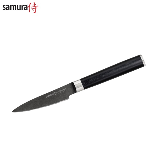 Изображение Samura MO-V Stonewash Dārzeņu nazis 90mm no AUS 8 Japāņu tērauda 58 HRC