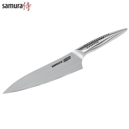 Attēls no Samura STARK Perfect Kitchen Chef Knife 166mm no AUS 8 džepos no AUS 8 Japānas tērauda 59 HRC