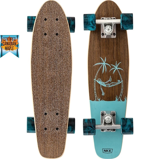 Изображение Skrituļdelis NKX Bones Mini Cruiser skeitbords 22" Glacier