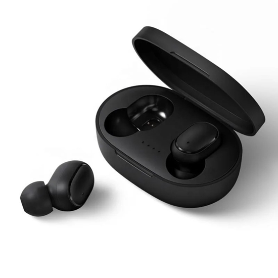 Изображение WoW E6s TWS Bluetooth 5.3 Bezvadu In-Ear Austiņas ar HD Mic & Uzlādes maku Melna