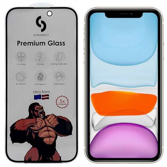 Picture of Сonnect Corning Gorilla Ultra Strong 3D Privātuma stikls Apple iPhone 11 / XR