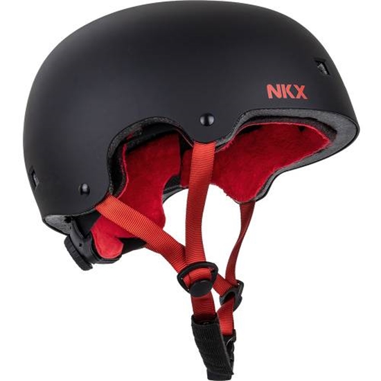 Изображение Aizsargķivere NKX Brain Saver Black Red  L izmērs