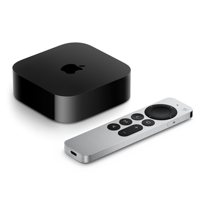 Attēls no Apple TV 4K Black, Silver 4K Ultra HD 128 GB Wi-Fi Ethernet LAN