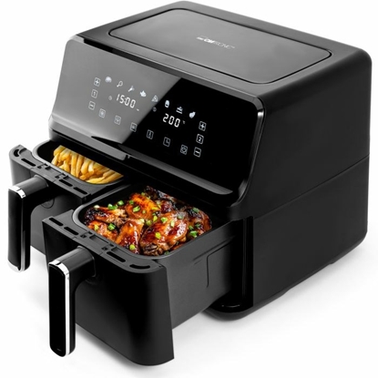 Изображение Clatronic FR 3804 H Double 8 L 2700 W Hot air fryer Black