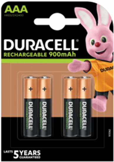 Picture of Duracell AAA Ni-Mh 1.2V Lādējamas Baterijas 900mAh