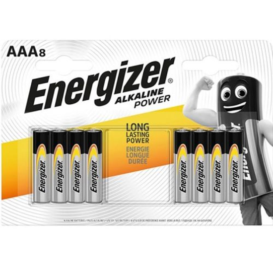 Picture of Energizer LR03-8BB Alkaline Power AAA (LR03) BLIST