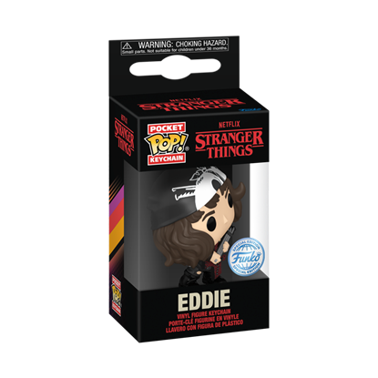 Изображение FUNKO POP! Raktų pakabutis: Stranger Things - Eddie, 10 cm