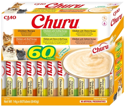 Attēls no INABA Churu Variety box Chicken - cat treats - 60 x 14g