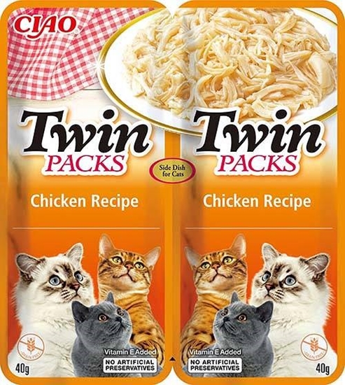 Изображение INABA Twin Packs Chicken - cat treats - 2 x 40g