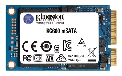 Attēls no Kingston Technology 256G SSD KC600 SATA3 mSATA