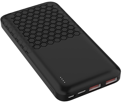 Picture of Platinet power bank 10000mAh PD QC, black (45931)