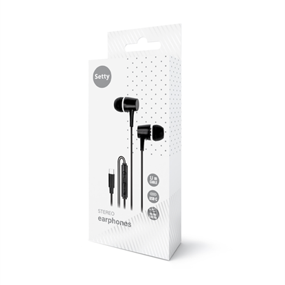 Attēls no Setty SPD-C-21 Wired Earphones USB-C