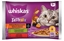 Attēls no WHISKAS Tasty Mix in sauce Lamb with chicken and carrot, Beef with poultry - wet cat food - 4x 85g