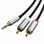 Attēls no Audio Cable 3.5mm - 2x RCA, 1.8 m