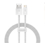 Attēls no Baseus Dynamic cable USB to Lightning  2.4A  1m (White)