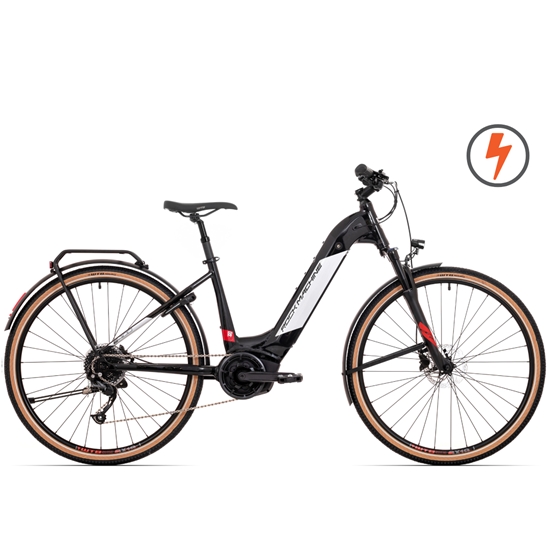 Изображение Elektriskais velosipēds Rock Machine 29 Crossride e400B melns (L)