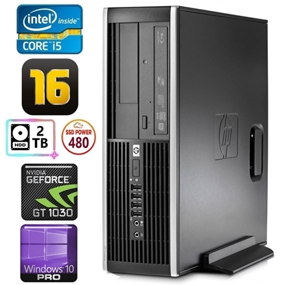 Attēls no HP 8100 Elite SFF i5-750 16GB 480SSD+2TB GT1030 2GB DVD WIN7Pro