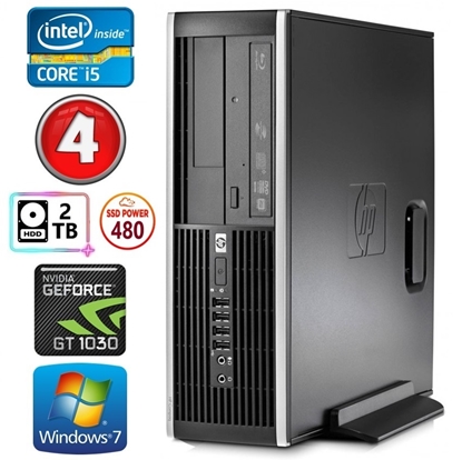 Attēls no HP 8100 Elite SFF i5-750 4GB 480SSD+2TB GT1030 2GB DVD WIN10Pro