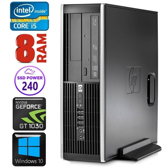 Изображение HP 8100 Elite SFF i5-750 8GB 240SSD GT1030 2GB DVD WIN10Pro