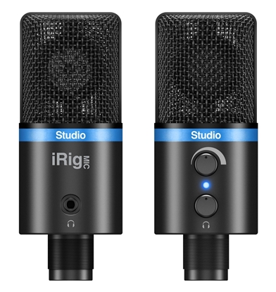 Изображение IK Multimedia IP-IRIG-MICSTDBLA-IN microphone Black, Blue Studio microphone