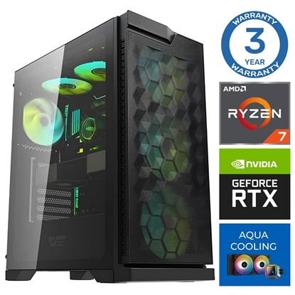 Picture of INTOP AQUA Ryzen 7 7700X 16GB DDR5 500SSD M.2 NVME+2TB RTX4070 SUPER 12GB no-OS