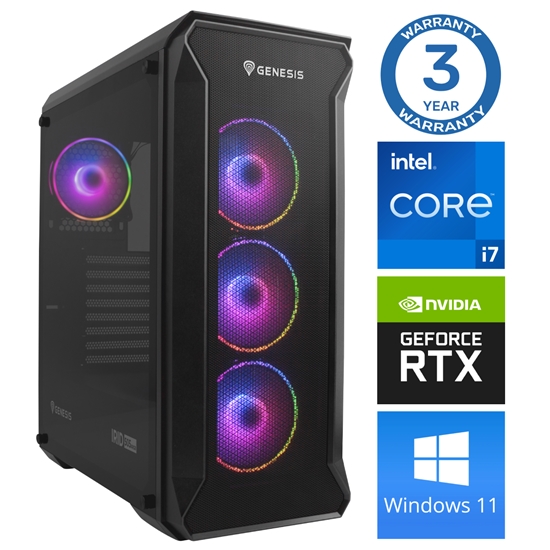 Изображение INTOP i7-12700F 32GB 1TB SSD M.2 NVME+2TB RTX4060Ti 8GB WIN11