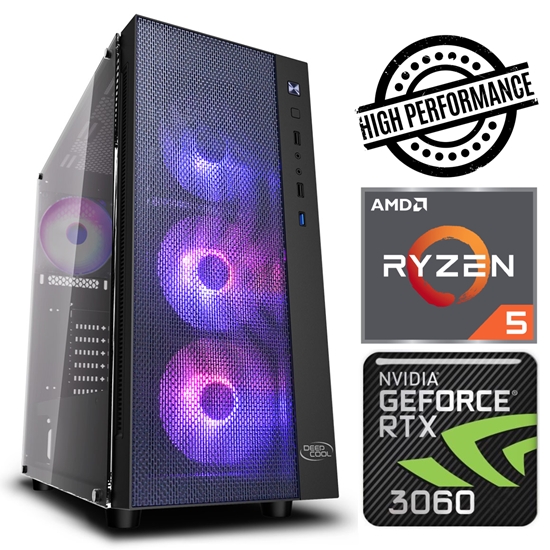 Изображение INTOP Ryzen 5 3600 16GB 240SSD M.2 NVME RTX3060 12GB no-OS