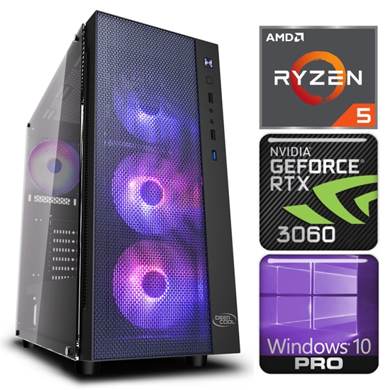 Изображение INTOP Ryzen 5 3600 16GB 480SSD M.2 NVME RTX4060 8GB no-OS