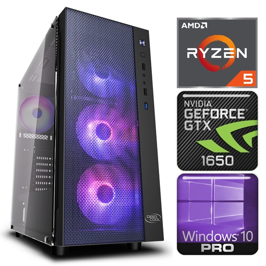 Изображение INTOP Ryzen 5 3600 32GB 240SSD M.2 NVME+1TB GTX1650 4GB no-OS