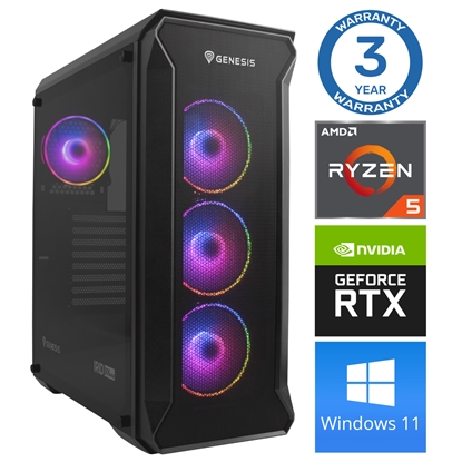 Изображение INTOP Ryzen 5 5500 16GB 1TB SSD M.2 NVME RTX4070 12GB no-OS