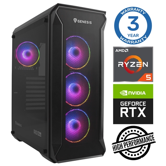 Изображение INTOP Ryzen 5 5500 16GB 1TB SSD M.2 NVME RTX4070 SUPER 12GB no-OS