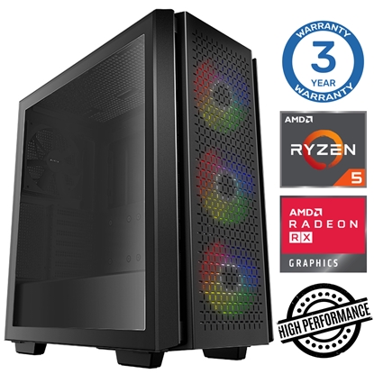 Attēls no INTOP Ryzen 5 5500 16GB 1TB SSD M.2 NVME RX580 8GB WIN11Pro