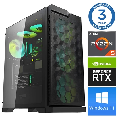 Attēls no INTOP Ryzen 5 5500 16GB 250SSD M.2 NVME+2TB RTX3050 6GB no-OS