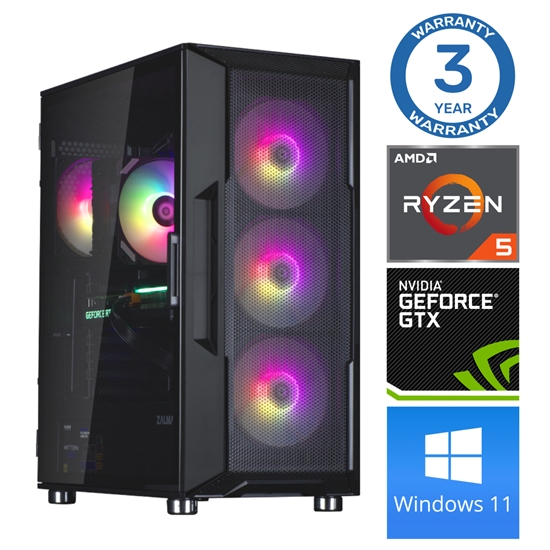 Изображение INTOP Ryzen 5 5500 32GB 1TB SSD M.2 NVME+2TB GTX1650 4GB WIN11