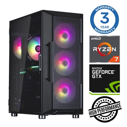 Attēls no INTOP Ryzen 7 5700X 16GB 1TB SSD M.2 NVME GTX1650 4GB no-OS