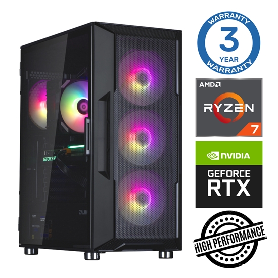 Изображение INTOP Ryzen 7 5700X 32GB 500SSD M.2 NVME+2TB RTX3050 6GB no-OS