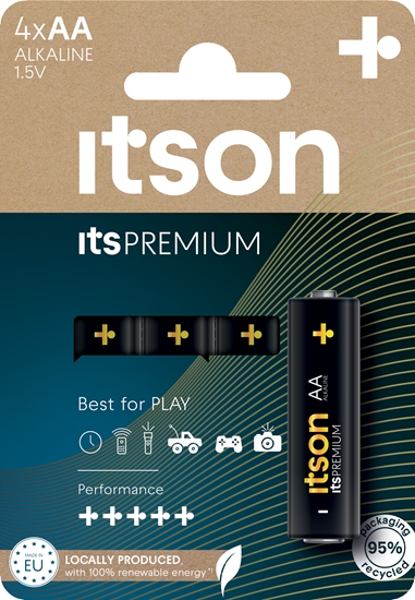 Picture of itson itsPREMIUM battery Alkaline LR6IPR/4CP