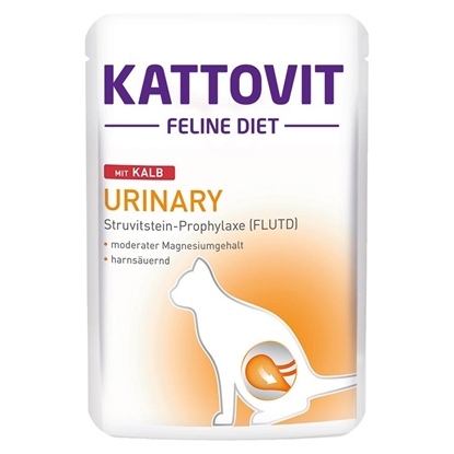 Attēls no KATTOVIT Feline Diet Urinary Veal - wet cat food - 85g