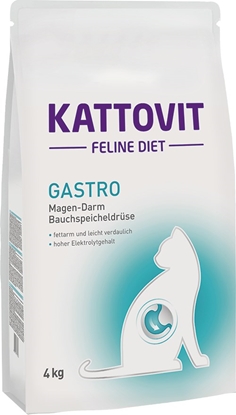 Изображение Kattovit Gastro 4kg cats dry food Adult Vegetable