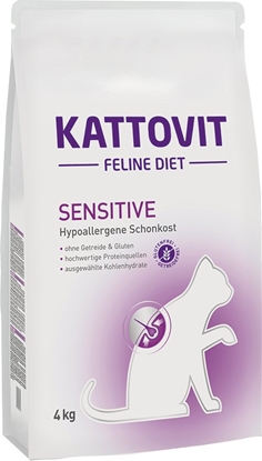 Picture of Kattovit Sensitive 4kg cats dry food Adult