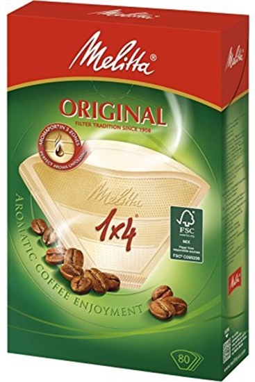 Picture of MELITTA Original kavos filtrai, 1X4, 80 vnt.