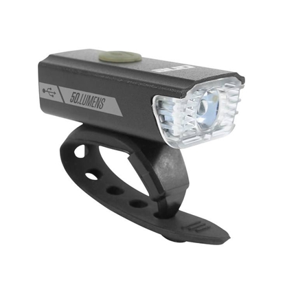 Picture of Priekšējais lukturis Rock Machine F.Light 20 USB Black/Grey