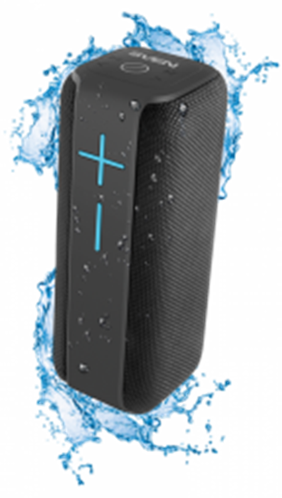 Picture of SVEN PS-205  black (12W  Waterproof (IPx6)  TWS  Bluetooth  FM  USB  microSD  1500mA*h); SV-019761