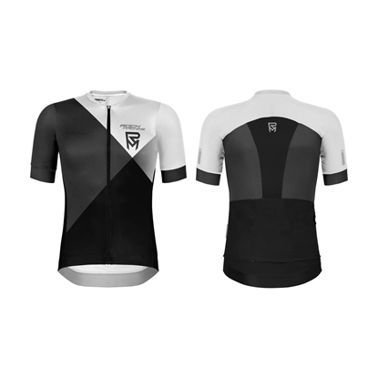 Изображение Velo krekls Rock Machine Race Jersey SS, balta/melna, M