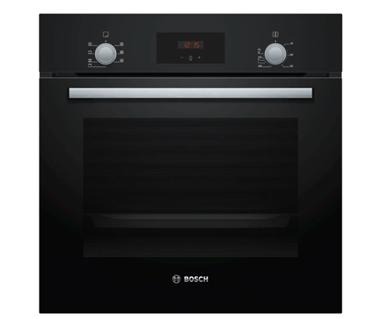 Picture of Bosch | Oven | HBF133BA0 | 66 L | Electric | EcoClean | Knobs | Height 59.5 cm | Width 59.4 cm | Black