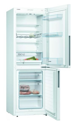 Изображение BOSCH Refrigerator KGV33VWEA, Height 176 cm, Energy class E, Low Frost, White