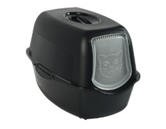 Picture of ROTHO Bailey Hooded litter box Black