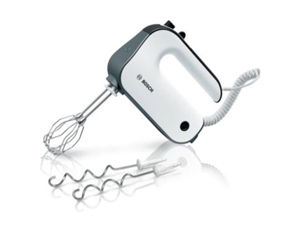 Picture of Bosch MFQ4 Hand mixer 850 W Black, Stainless steel, White