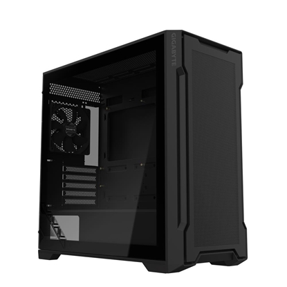 Attēls no Case|GIGABYTE|GB-C102G|MidiTower|Case product features Transparent panel|Not included|MicroATX|MiniITX|Colour Black|GB-C102G